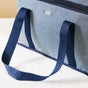 Navy Blue Striped Insulated Picnic Bag 30 L