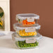 Nestro Airtight Containers Set Of 3 S 300ml M 500ml L 800ml