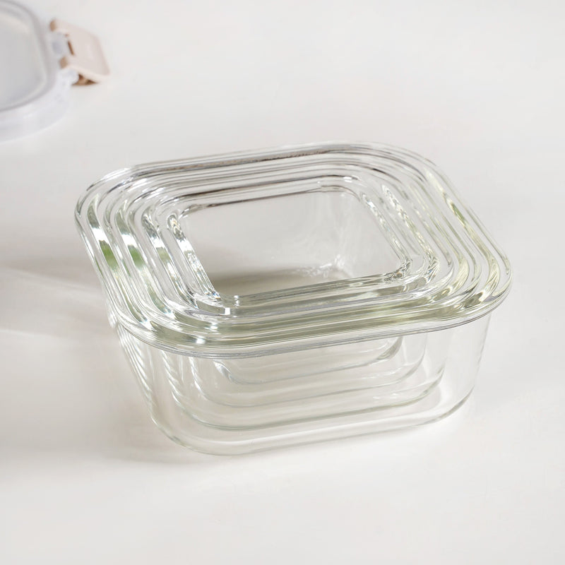 Nestro Airtight Containers Set Of 4 S 160ml M 300ml L 500ml XL 800ml