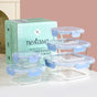 Nestro Airtight Food Storage Square Container Set Of 5 Blue