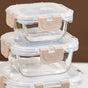 Nestro Airtight Containers Set Of 3 S 160ml M 300ml L 500ml
