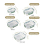 Nestro Airtight Food Storage Box Set Of 5 Green