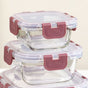 Nestro Airtight Food Storage Containers Set Of 3 S 160ml M 300ml L 500ml
