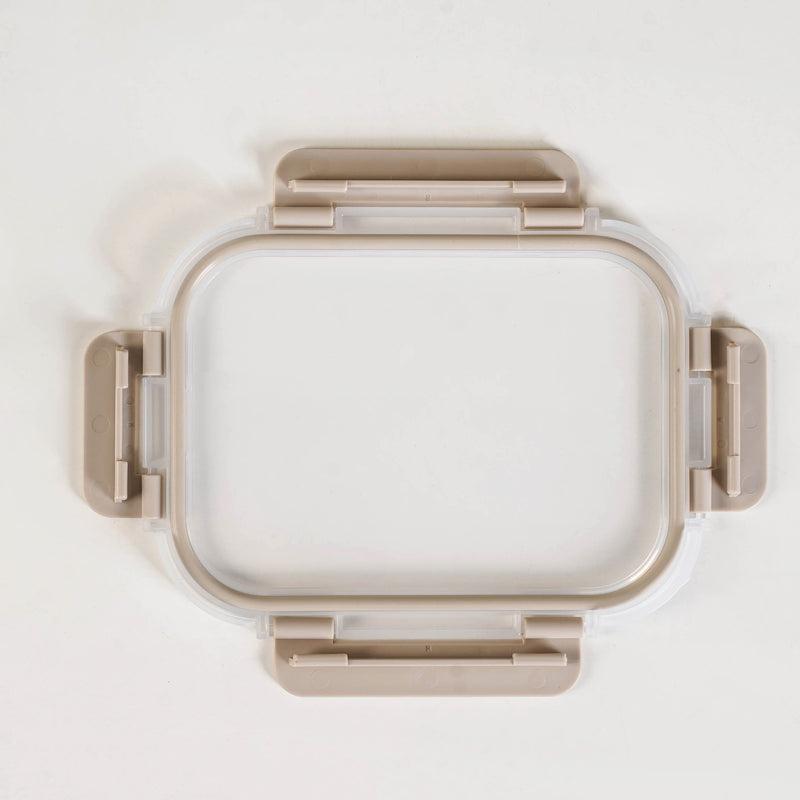 Nestro Microwave Safe Stackable Food Storage Box Set Of 4 Beige