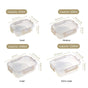 Nestro Microwave Safe Stackable Food Storage Box Set Of 4 Beige