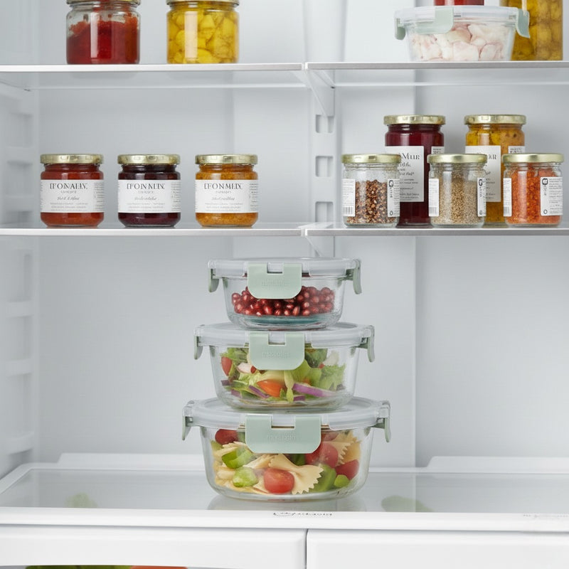 Nestro Pro Food Containers Set Of 3 S 215ml M 400ml L 600ml