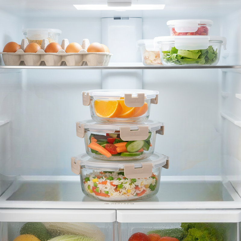 Nestro Pro Food Containers Set Of 3 S 400ml M 600ml L 950ml