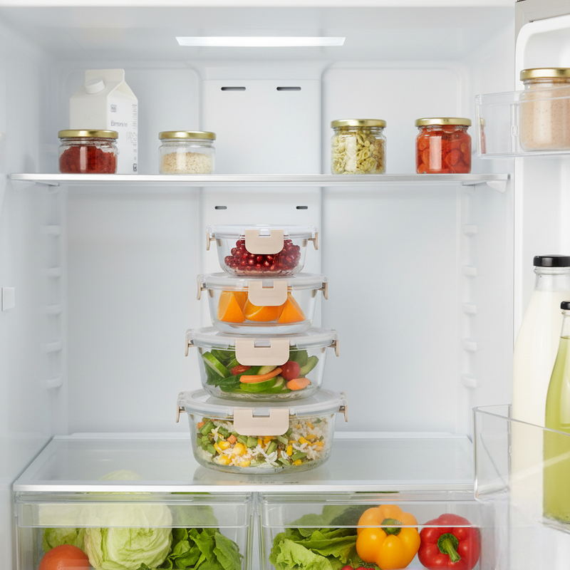 Nestro Pro Stackable Box Set Of 4 S 215ml M 400ml L 600ml XL 950ml