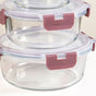 Nestro Pro Stackable Containers Set Of 3 S 400ml M 600ml L 950ml