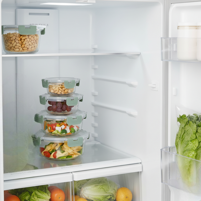 Nestro Pro Stackable Containers Set Of 4 S 215ml M 400ml 600ml 950ml