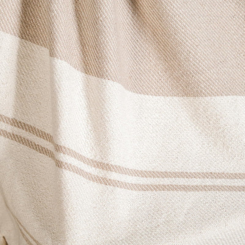 Neutral Nest Tassels Cotton Throw