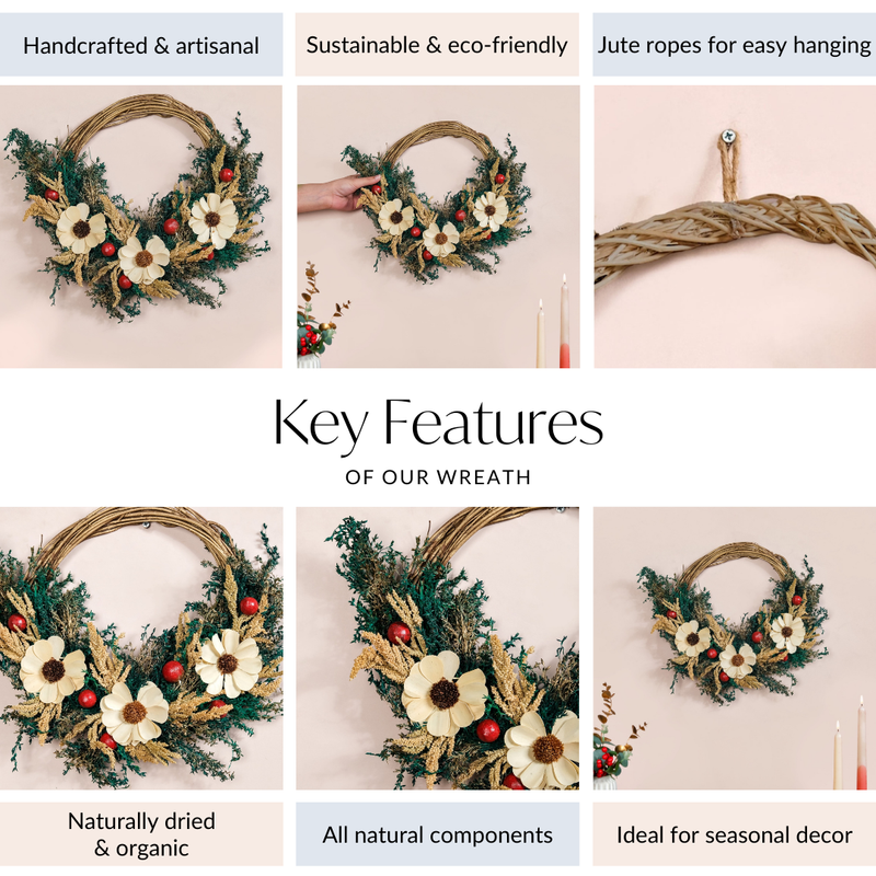 Noel Wreath For Holiday Season