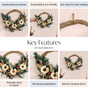 Noel Wreath For Holiday Season