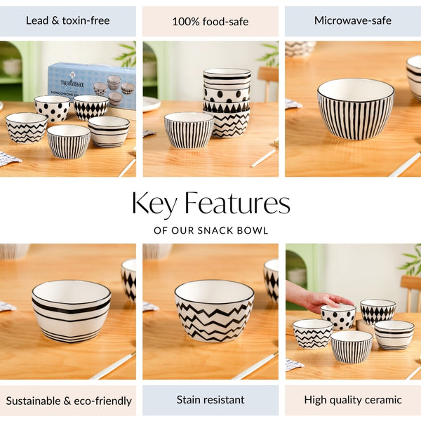 Noiri Snack Bowl Set Of 5 350ml