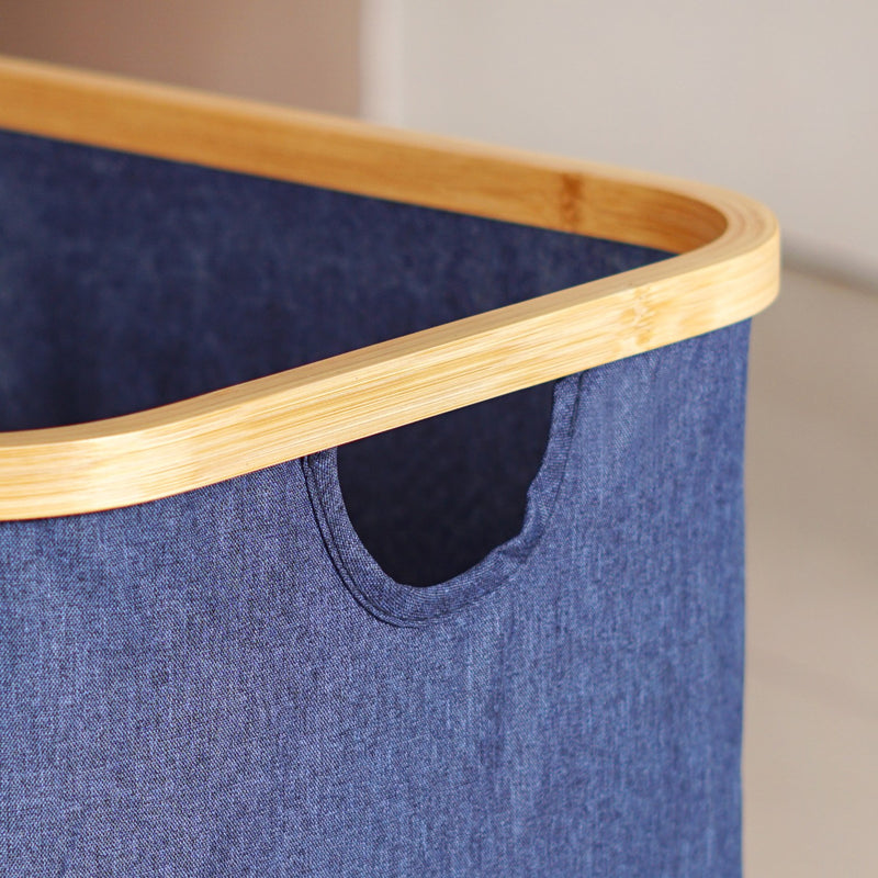 Non Woven Clothes Basket Blue