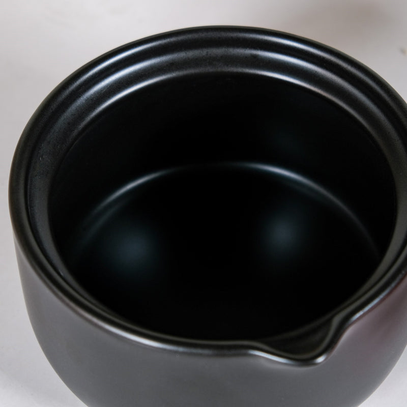 Non Stick Black Red Ceramic Cookware With Lid And Handle 1000ml