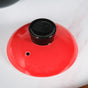 Non Stick Black Red Ceramic Cookware With Lid And Handle 1000ml