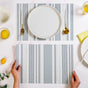 Nordic Monochromatic Placement Set Of 6