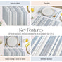 Nordic Monochromatic Placement Set Of 6