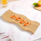 Nordic Water Ripple Platter 15 Inch