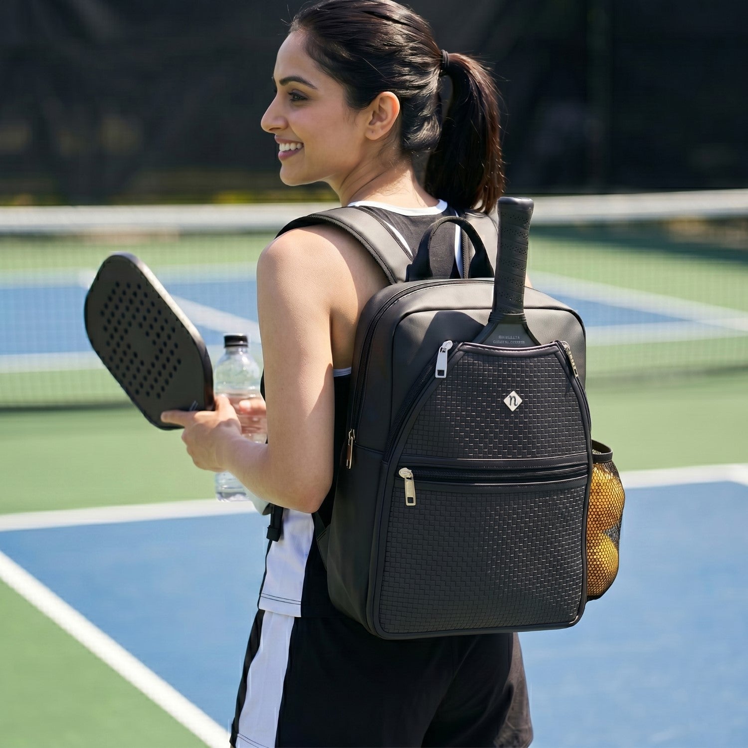 Nova Noir Pickleball Unisex Backpack Online - Premium Backpack