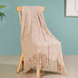 Nude Knitted Throw