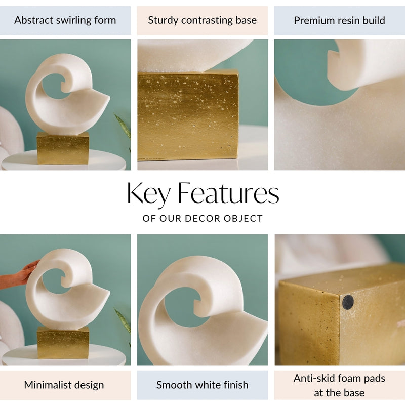 Ocean Wave Center Table Decor