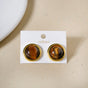 Ochre Dream Circle Studs