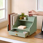 Office Desk Organizer With Drawer Matcha Green