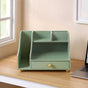 Office Desk Organizer With Drawer Matcha Green
