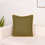 Olive Cotton Cushion Cover Set Of 2