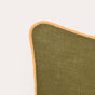 Olive Cotton Cushion Cover Set Of 2