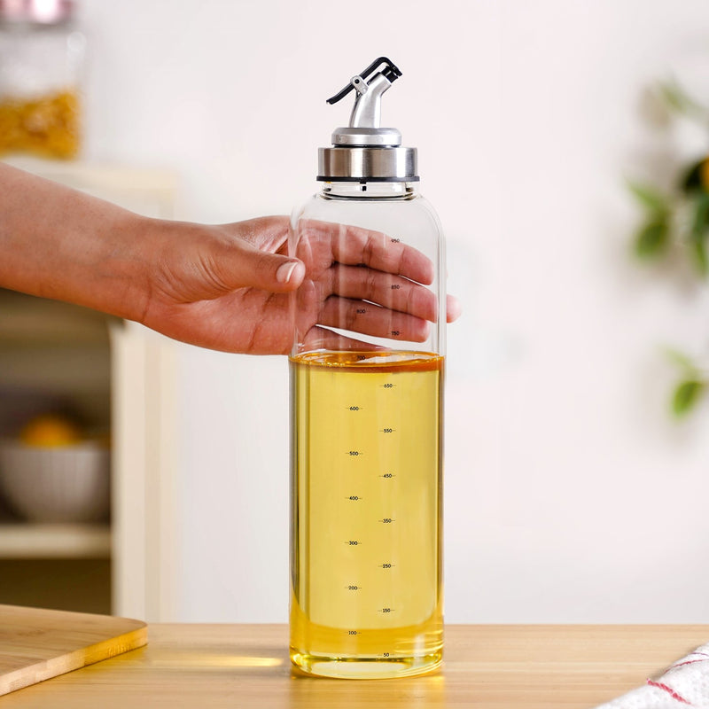 Olive Oil Vinegar Dispenser Bottle With Detachable Nozzle 1000ml