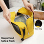 On The Go Mesh Lunch Bag Yellow