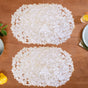 Opal Luxe Gold Round Tablemat Set Of 6