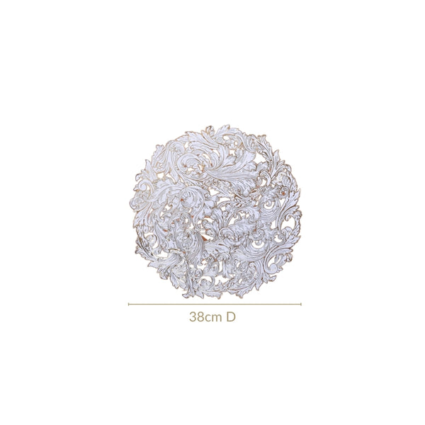 Luxe Gold Round Tablemat Set Of 6