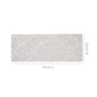 Opulent Silver Leaf Center Table Runner 36x14 Inch