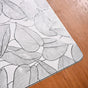 Opulent Silver Leaf Center Table Runner 36x14 Inch
