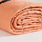 Orange Plush Picnic Mat 84x60 Inch