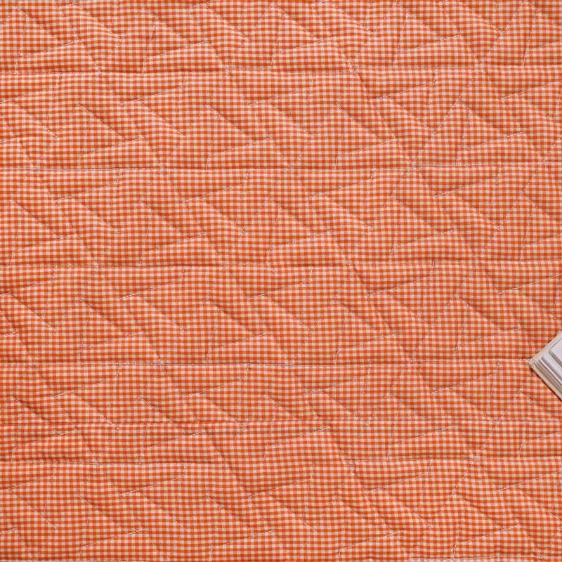Orange Plush Picnic Mat 84x60 Inch