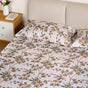 Orchid Grace Pure Cotton King Size Bedsheet Set 275x275cm