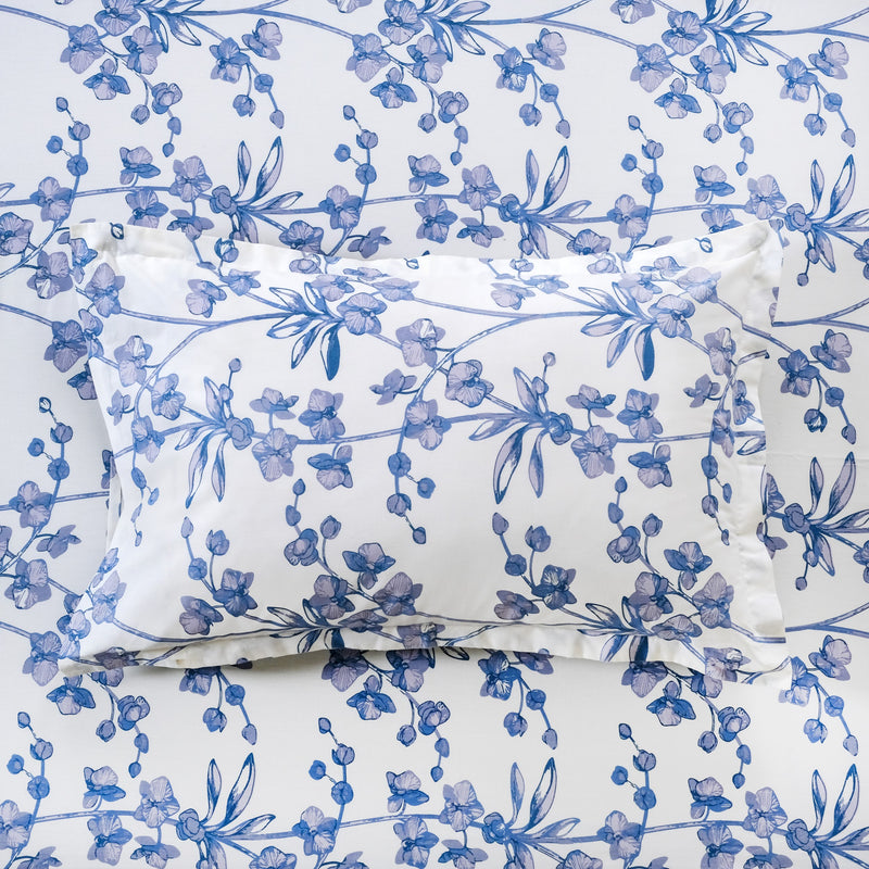 Orchid Whisper Pure Cotton King Size Bedding Set 275x275cm