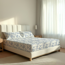 Orchid Whisper Pure Cotton King Size Bedding Set 275x275cm