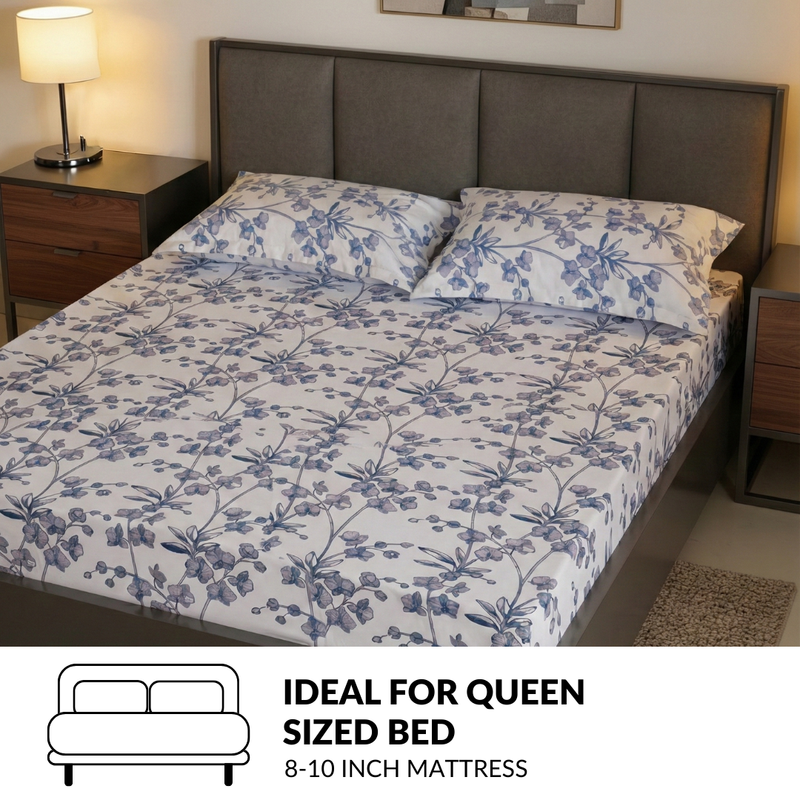 Orchid Whisper Queen Size Bedding Set 254x229cm