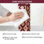 Wine Bottle Holder Handwoven Box Jute Maroon