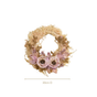 Organic Soft Rose Christmas Wreath