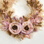 Organic Soft Rose Christmas Wreath