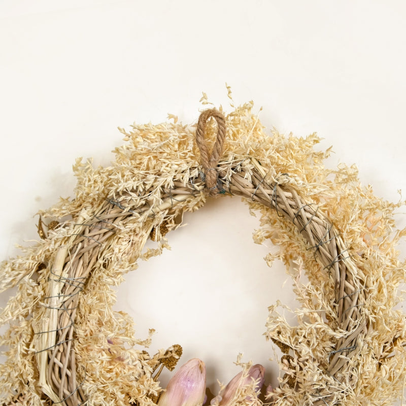 Organic Soft Rose Christmas Wreath