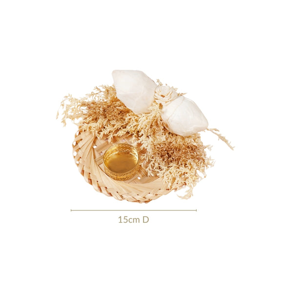 Sola Flowers Tea Light Holder White Set Of 4