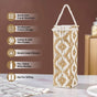 Organic Handwoven Bottle Holder Basket White